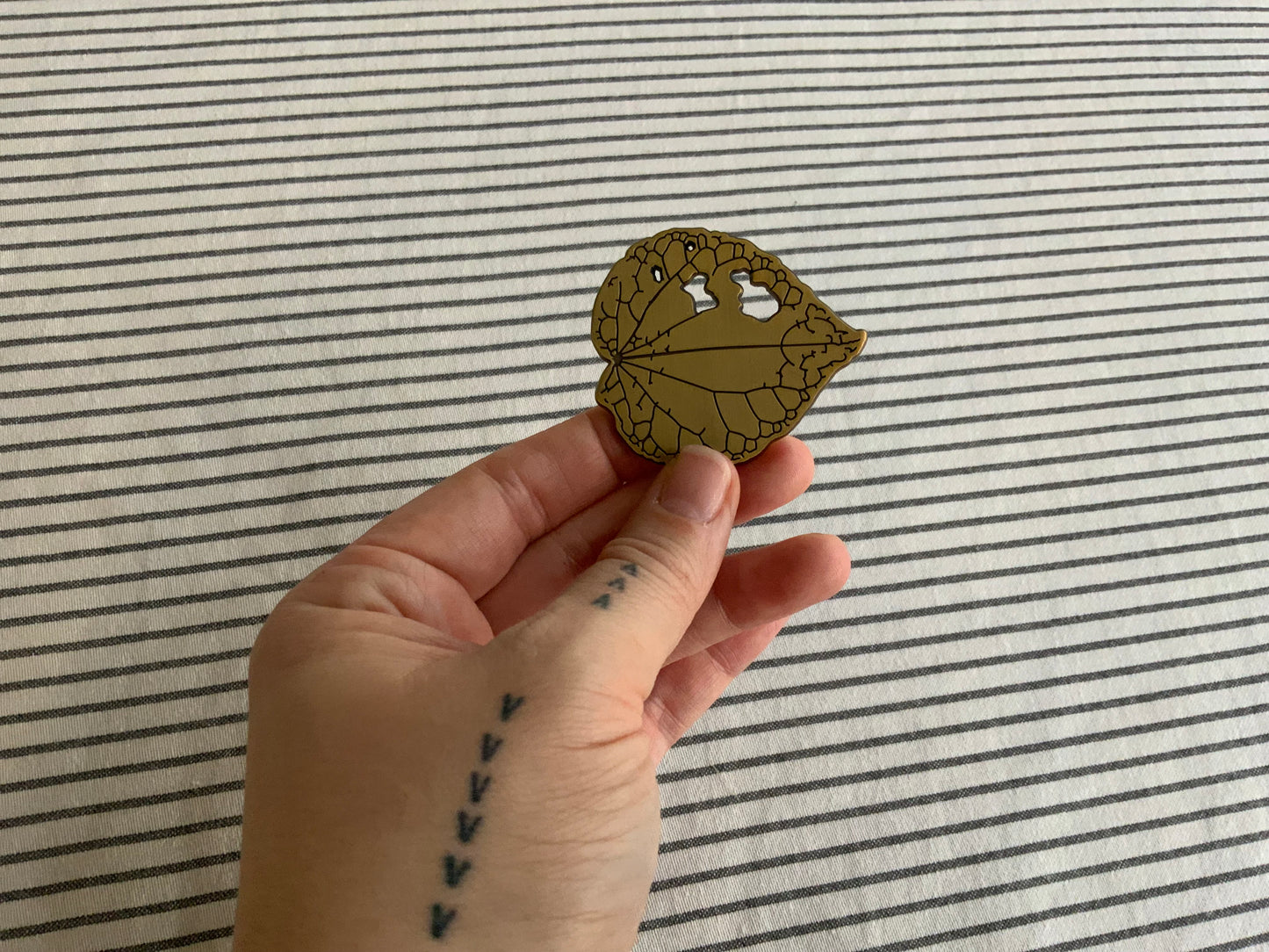 Kawakawa Leaf Brooch