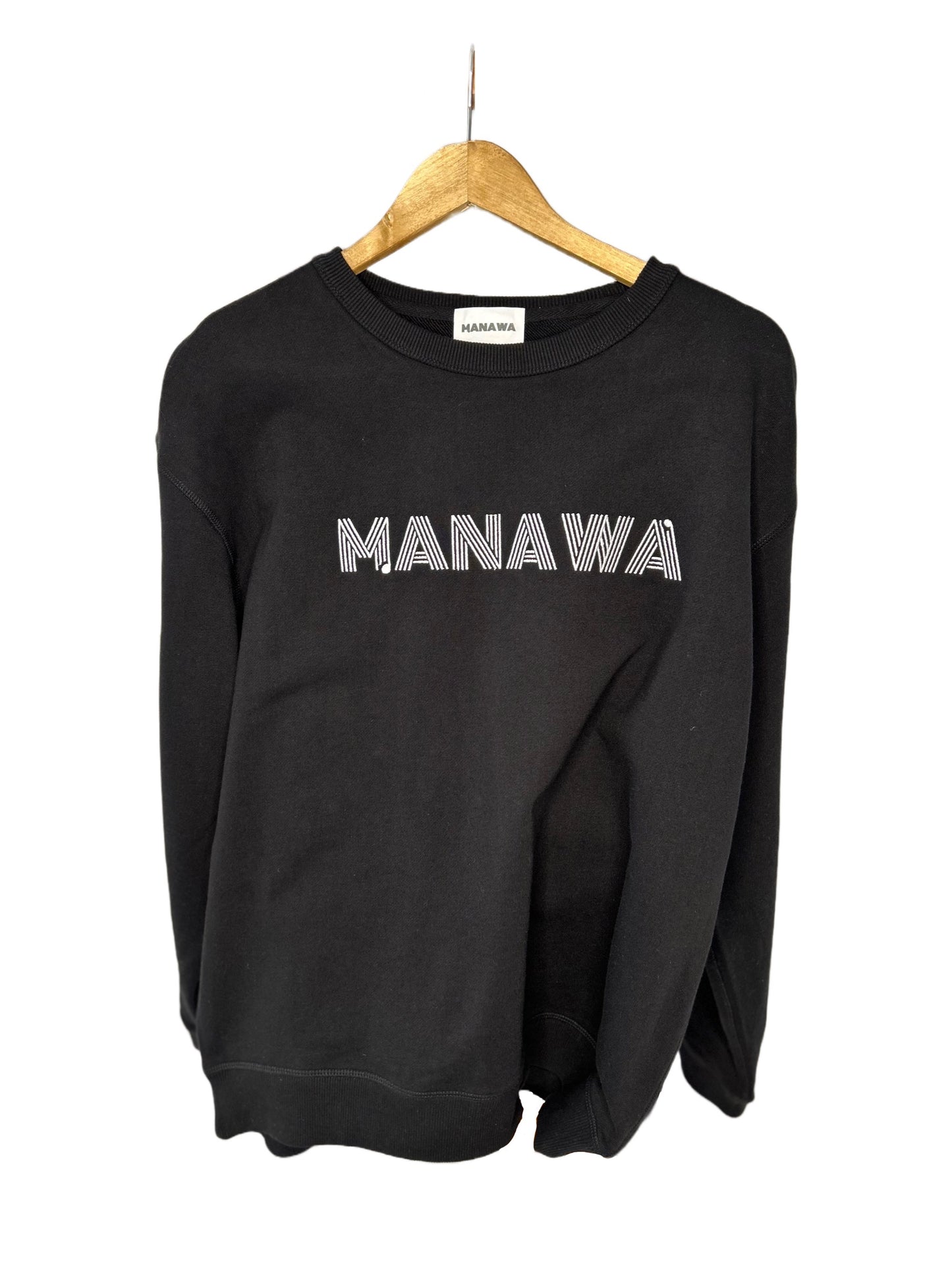 MANAWA crew - white embroidery
