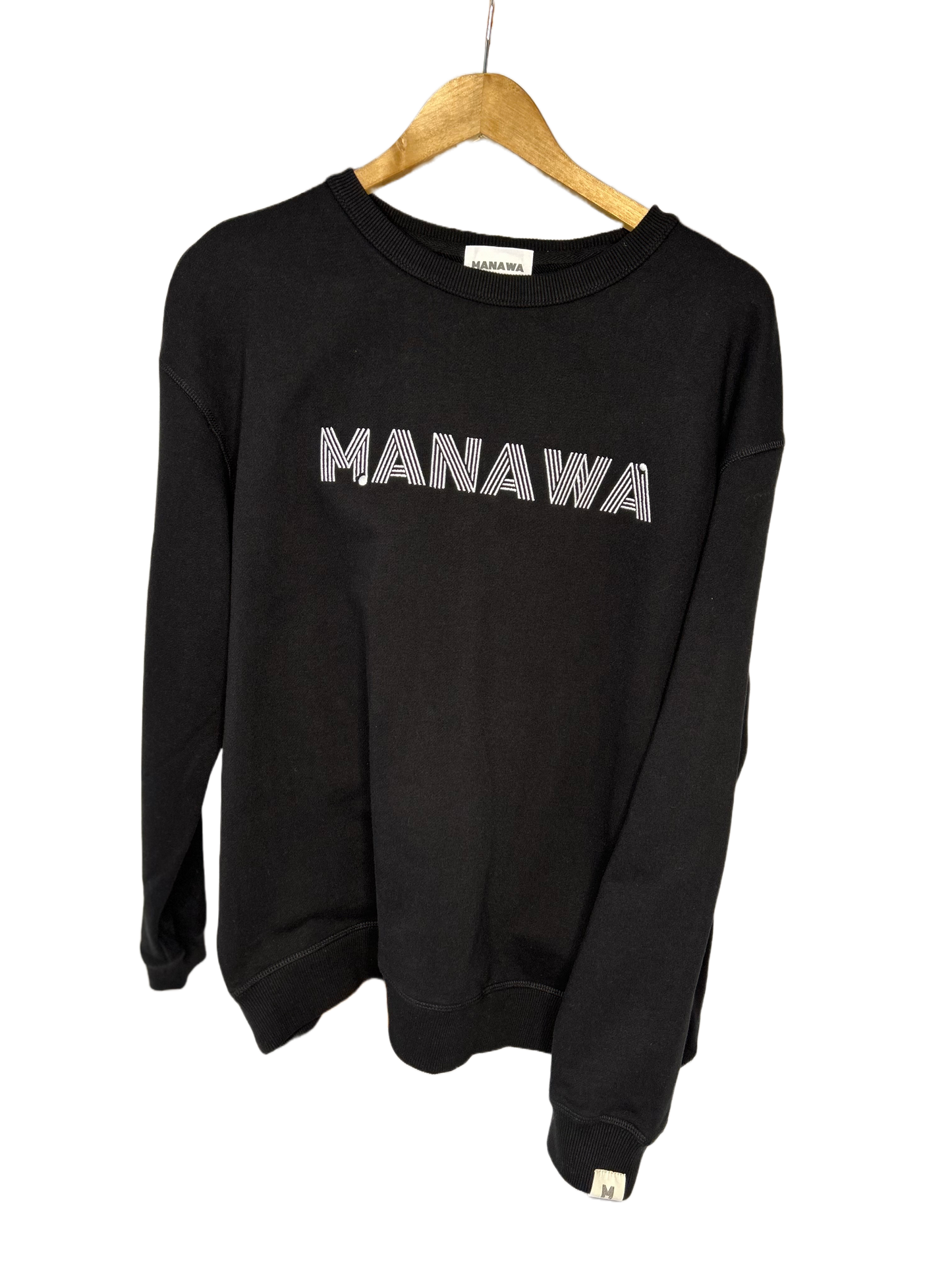 MANAWA crew - white embroidery